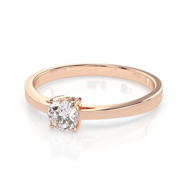 Дамски пръстен от розово злато с диамант Cara Diamanti K101-10012/1R