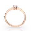 Дамски пръстен от розово злато с диамант Cara Diamanti K101-10012/1R