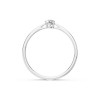 Дамски пръстен от бяло злато с диамант 0.15Ct Cara Diamanti K101-10012/1W(3.4)/14K