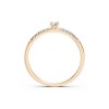 Дамски пръстен от розово злато с диаманти 0.07Ct и 0.10Ct Cara Diamanti K101-10126/2R(2.6)/14K