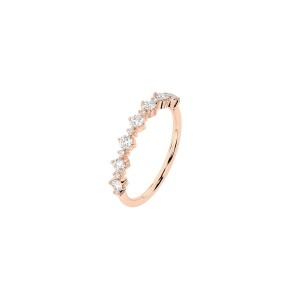 Дамски пръстен от розово злато с диаманти 0.42Ct и 0.08Ct Cara Diamanti K101-10147R/14K