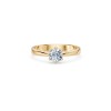 Златен дамски пръстен с диамант 0.70Ct Cara Diamanti K101-10151Y(5.7)/14K