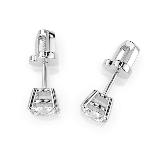 Дамски обеци от бяло злато с диаманти 0.80Ct Cara Diamanti K102-10012W(4.7)
