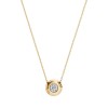 Златно дамско колие с диамант 0.15Ct Cara Diamanti K104-10007Y(3.4)/14K