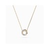 Златно дамско колие с диаманти 0.09Ct Cara Diamanti K104-10028Y/14K