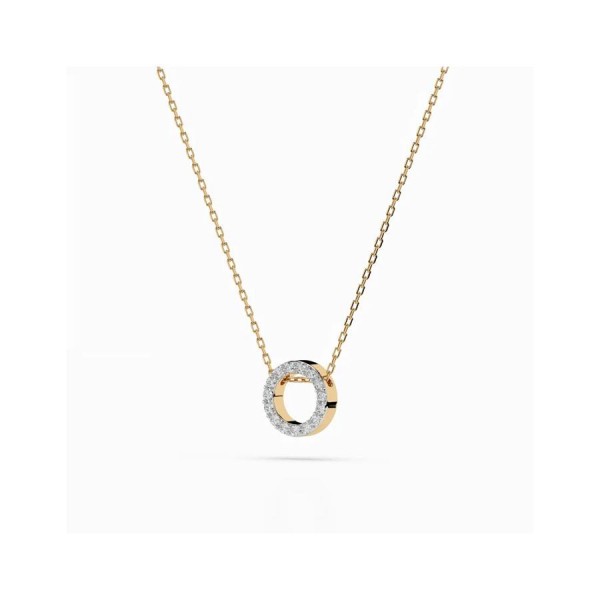 Златно дамско колие с диаманти 0.09Ct Cara Diamanti K104-10028Y/14K