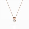 Дамско колие от розово злато с диамант Cara Diamanti K104-10070R
