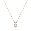 Дамско колие от розово злато с диамант Cara Diamanti K104-10070R