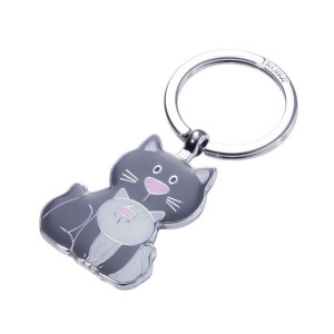 Ключодържател Коте и котенце Troika KR18-04/GY