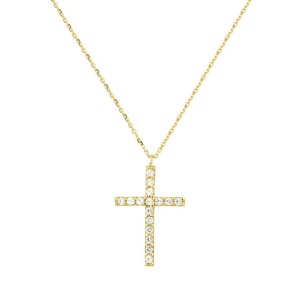 Дамско златно колие Cara Diamanti P3258G