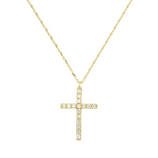 Дамско златно колие Cara Diamanti P3258G