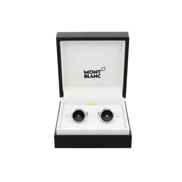 Мъжки ръкавели с оникс Montblanc 118607