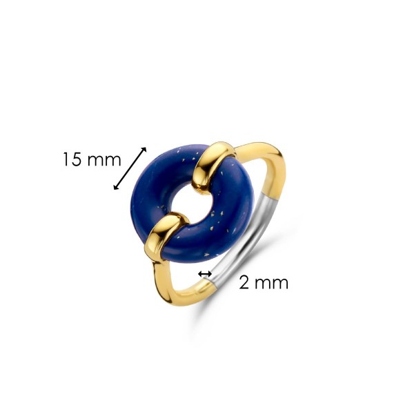 Сребърен пръстен с лапис лазули Ti Sento 12236BL