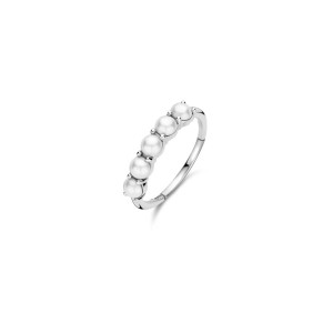 Сребърен дамски пръстен с перли Ti Sento 12322PW
