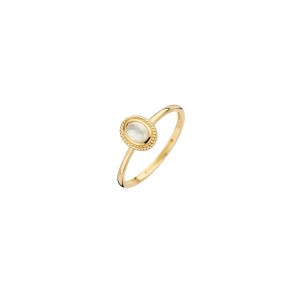 Златен дамски пръстен със седеф и кварц Blush 1239YMQ