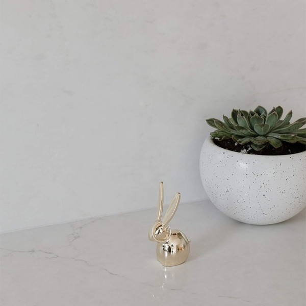 Поставка за пръстени Umbra Zoola Bunny, цвят месинг