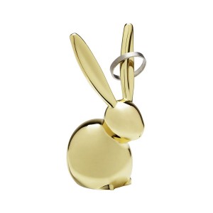 Поставка за пръстени Umbra Zoola Bunny, цвят месинг