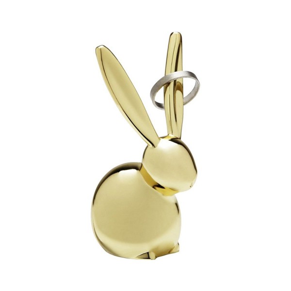 Поставка за пръстени Umbra Zoola Bunny, цвят месинг