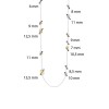Сребърно дамско колие Ti Sento 34028ZY