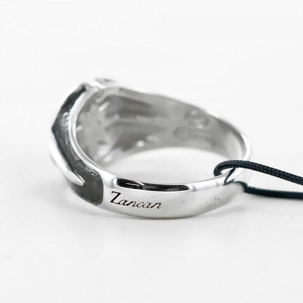 Сребърен мъжки пръстен Zancan EXA175
