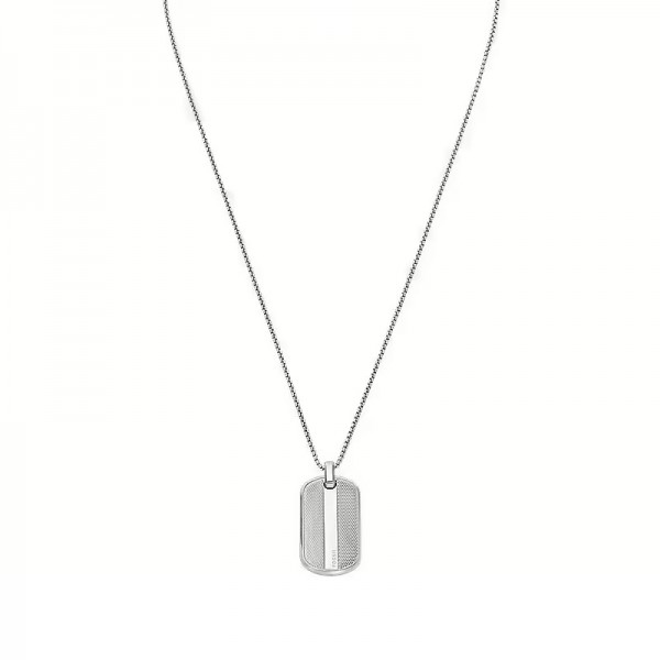 Мъжко колие с плочка Fossil JF04882040
