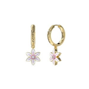 Дамски обеци с емайл Guess JUBE04137JWYGWHT/U