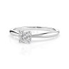 Дамски пръстен от бяло злато с диамант 0.30Ct