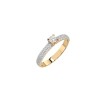 Златен пръстен с диаманти Cara Diamanti K101-10023Y