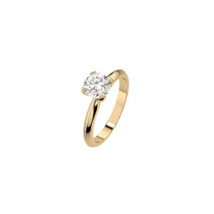 Златен дамски пръстен с диамант 0.70Ct Cara Diamanti K101-10089Y(5.7)