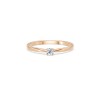 Дамски пръстен от розово злато с диамант 0.10Ct Cara Diamanti K101-10116R(3.0)/14K