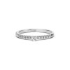Дамски пръстен от бяло злато с диаманти 0.07Ct и 0.10Ct Cara Diamanti K101-10126/2W(2.6)/14K