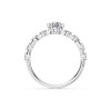 Дамски пръстен от бяло злато с диаманти 0.40Ct и 0.16Ct Cara Diamanti K101-10144W(4.7)/14K