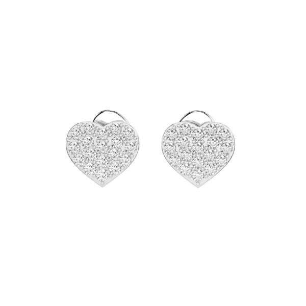 Дамски обеци от бяло злато с диаманти 0.18Ct Cara Diamanti K102-10097W/14K