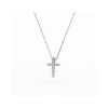 Дамско колие от бяло злато с диаманти 0.07Ct и 0.02Ct Cara Diamanti K104-10020W/14K