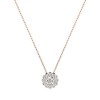 Дамско колие от розово злато с диаманти 0.10Ct и 0.10Ct Cara Diamanti K104-10044R(3.0)/14K