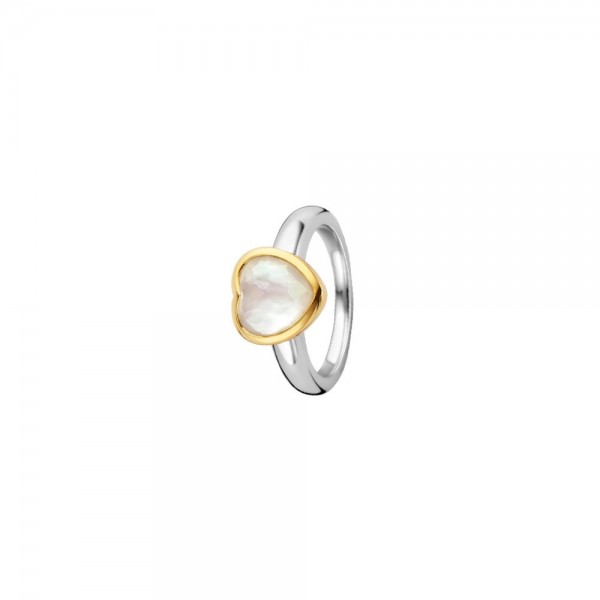 Дамски сребърен пръстен със седеф Ti Sento 12219MW
