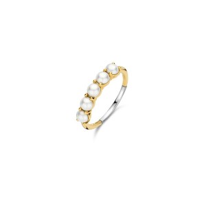 Сребърен дамски пръстен с перли Ti Sento 12322YP