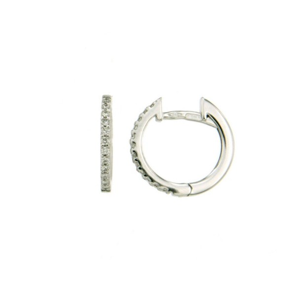 Дамски златни обеци с диаманти Cara Diamanti BB0405W