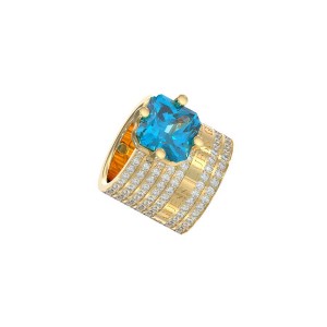 Дамски пръстен Guess JUBR04233JWYG
