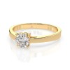 Златен дамски пръстен с диамант 0.50Ct