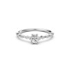 Дамски пръстен от бяло злато с диаманти 0.50Ct и 0.16Ct Cara Diamanti K101-10144W(5.1)/14K