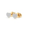 Златни дамски обеци с диаманти 0.18Ct Cara Diamanti K102-10097Y/14K