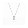 Дамско колие от бяло злато с диамант 0.10Ct Cara Diamanti K104-10010W(3.0)/14K