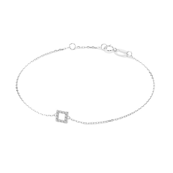 Гривна с диаманти от бяло злато Cara Diamanti K105-10016W