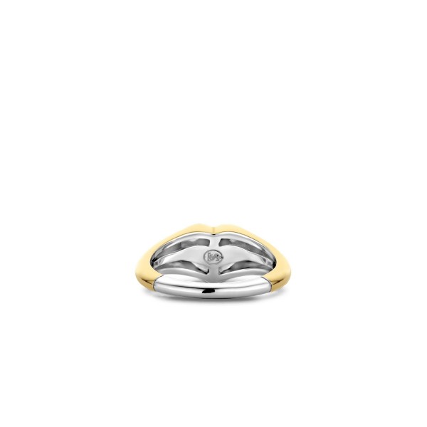 Сребърен дамски пръстен с корал Ti Sento 12220CR