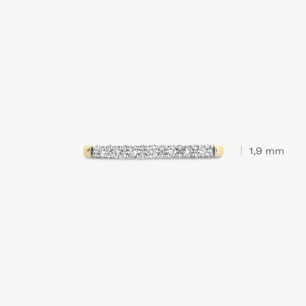 Златен дамски пръстен с диаманти Blush 1640YDI