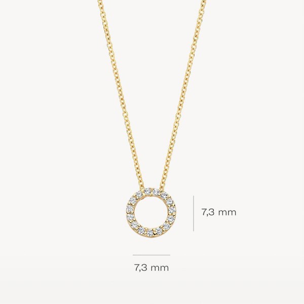 Златно дамско колие Blush 3065YZI