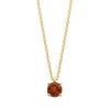 Златно колие с рожден камък гранат (месец януари) Blush 3200YGA