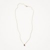 Златно колие с рожден камък гранат (месец януари) Blush 3200YGA