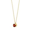 Златно колие с рожден камък гранат (месец януари) Blush 3200YGA